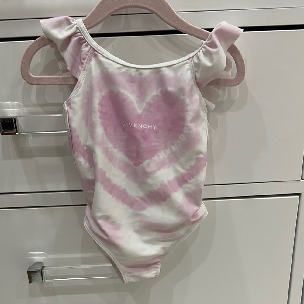 Givenchy Kids Pink and White One Piece